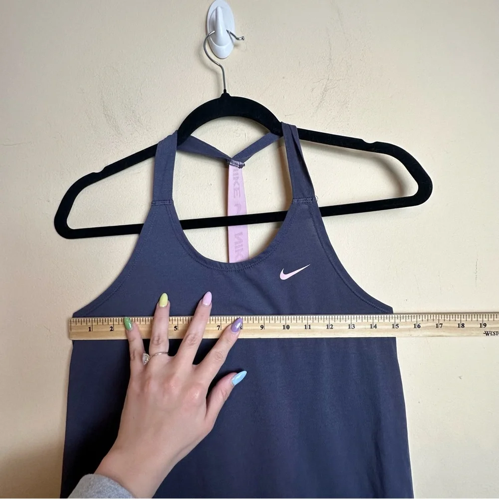 Nike Training Elastika Tank Top in Purple with Pink Accents Womens Size XS - Picture 13 of 16
